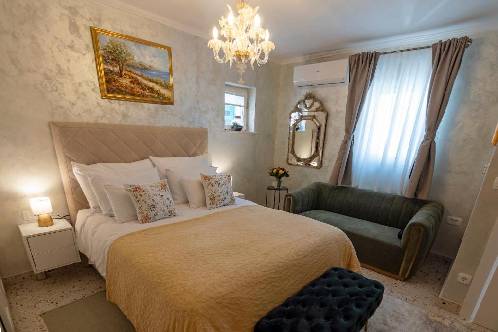 Кровать или кровати в номере Villa Arba