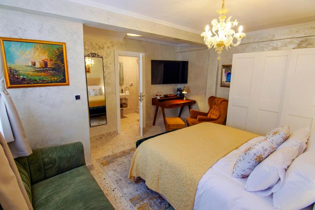 Кровать или кровати в номере Villa Arba