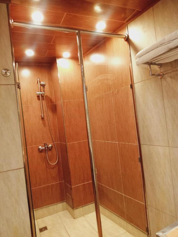 Koupelna v ubytování CITI HOTEL