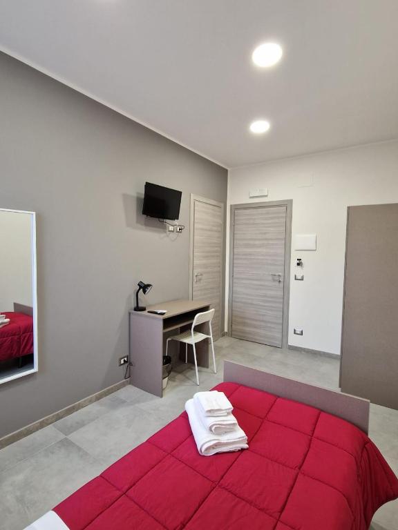 Postel nebo postele na pokoji v ubytování B&B Sei Palme