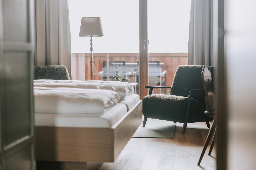 Postel nebo postele na pokoji v ubytování Hotel Marvia
