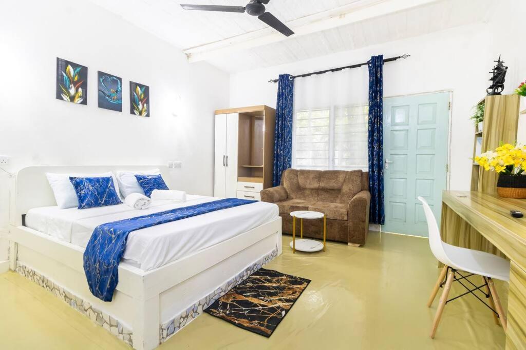 Voodi või voodid majutusasutuse EUNICE'S CLASSY DIANI STUDIO toas