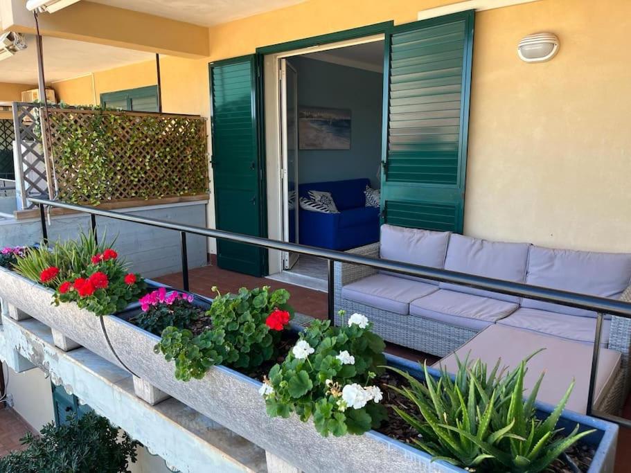 Zahrada ubytování Serenity House 80mq vista mare