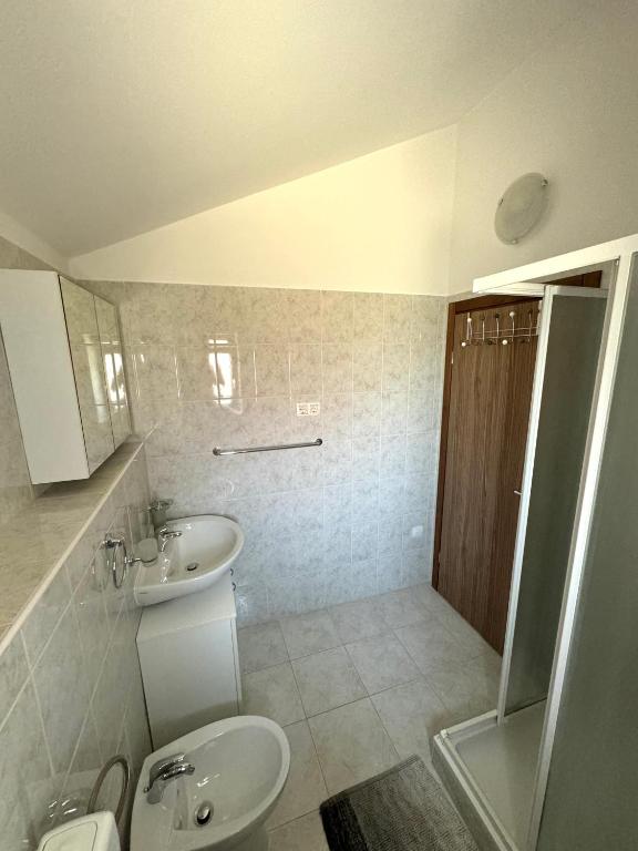 Koupelna v ubytování Apartman Ajhner