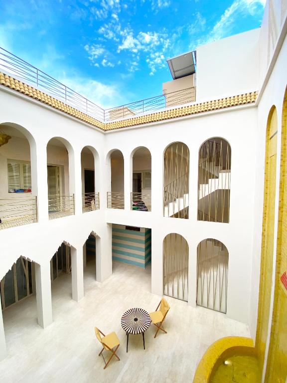 Balkón nebo terasa v ubytování Riad Romeo