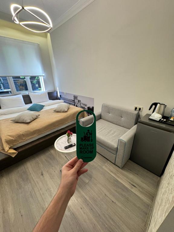 Postel nebo postele na pokoji v ubytování Centroom boutique hotel