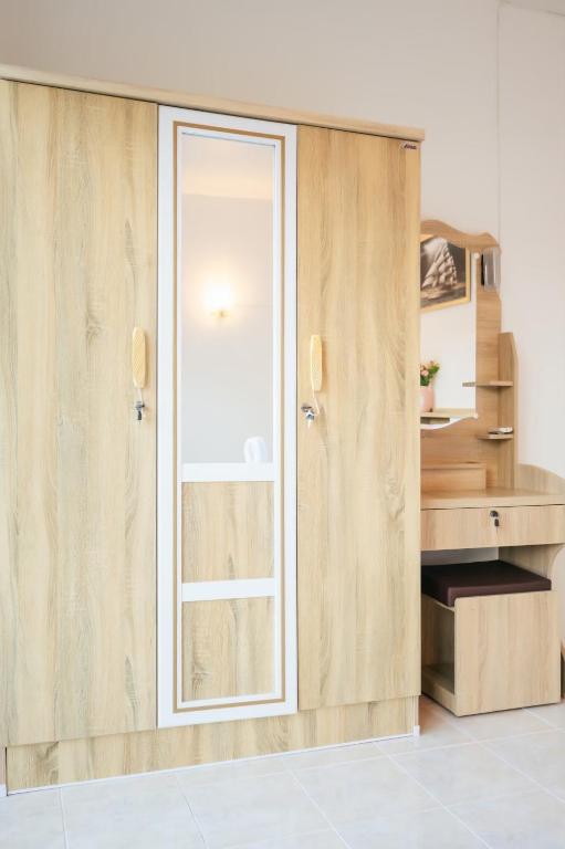 Kuchyň nebo kuchyňský kout v ubytování Fora Boutique Hotel