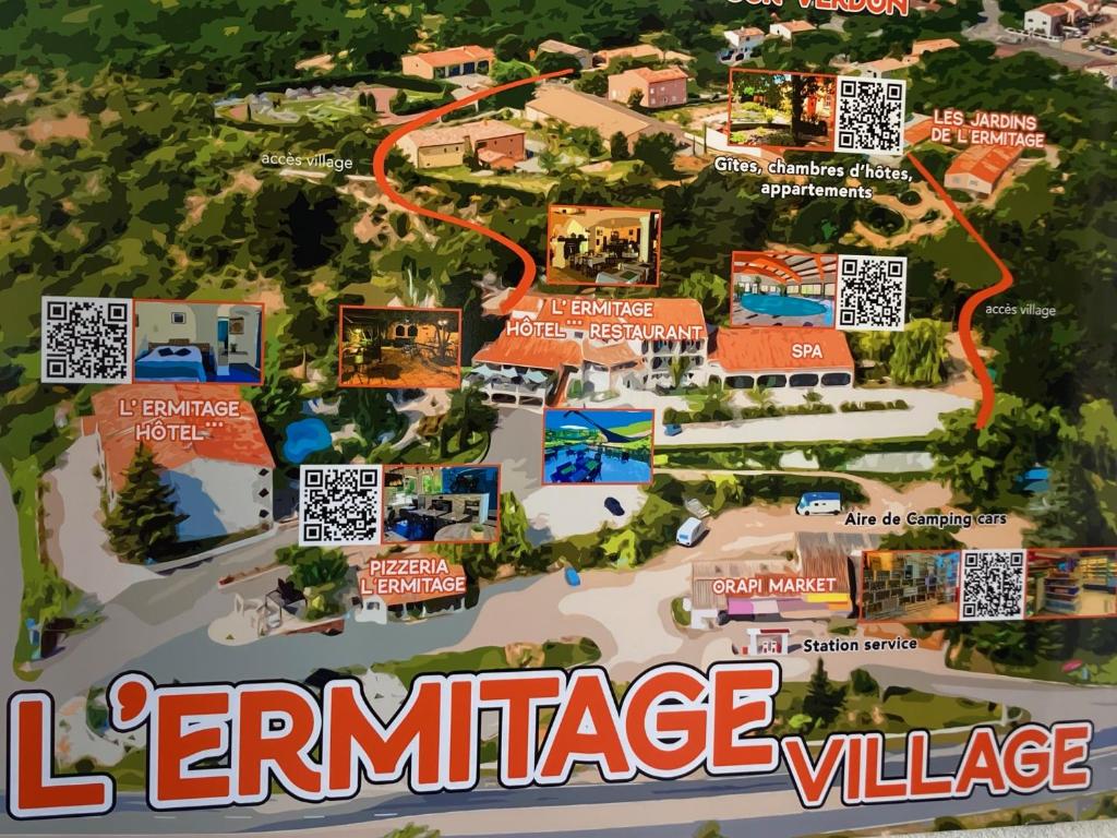 Certifikát, hodnocení, plakát nebo jiný dokument vystavený v ubytování Hôtel Spa L'Ermitage