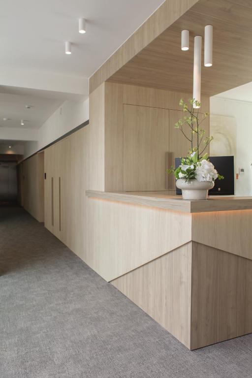 Vstupní hala nebo recepce v ubytování Hôtel Les Fines Gueules