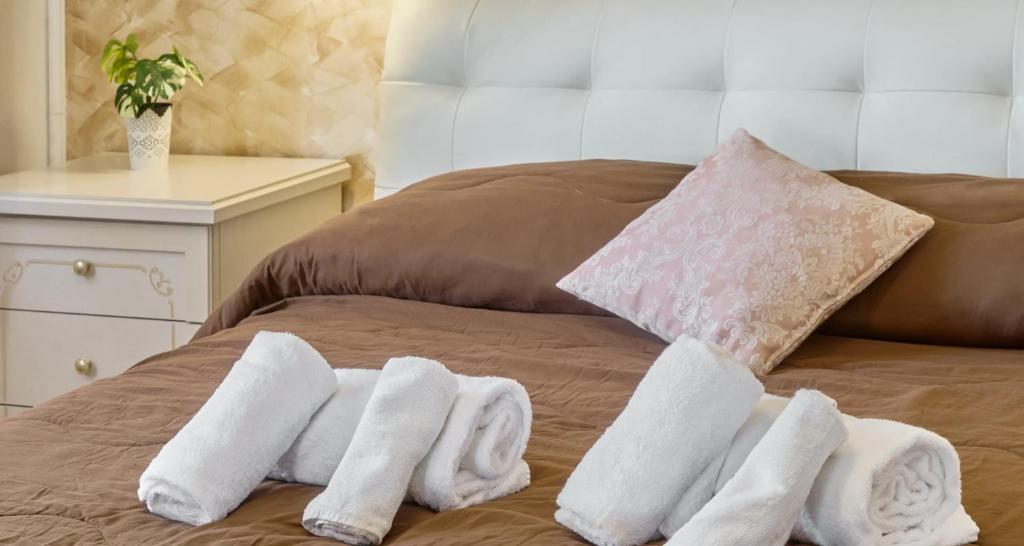 Postel nebo postele na pokoji v ubytování Resort Umbria Spa