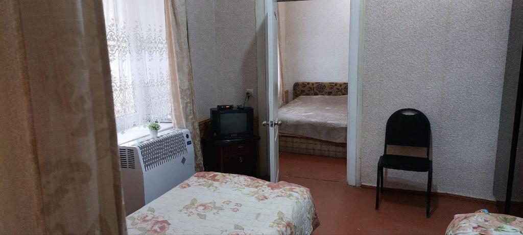 Postel nebo postele na pokoji v ubytování Home near park