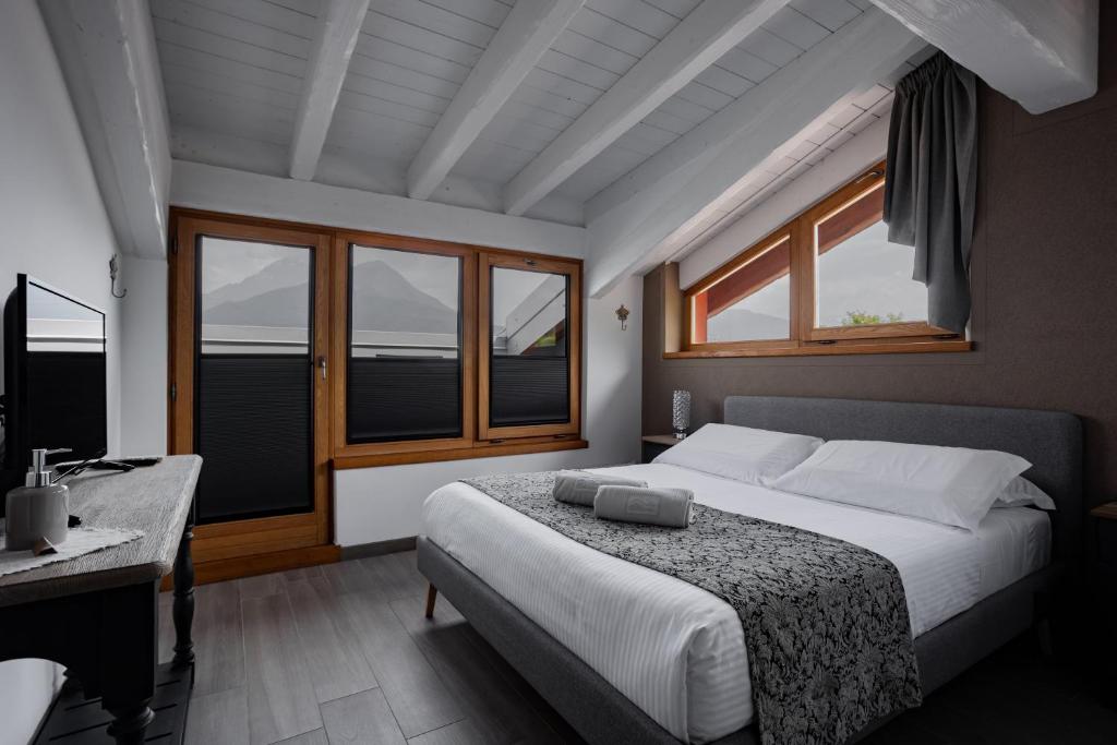 Postel nebo postele na pokoji v ubytování Agriturismo Treterre