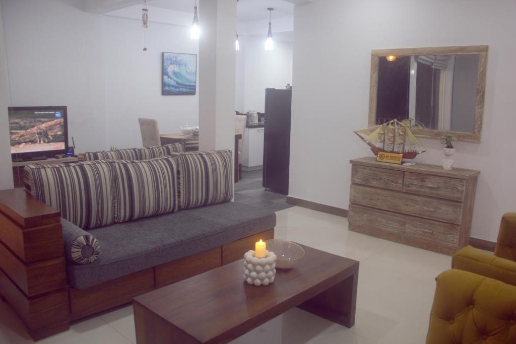 Posezení v ubytování The Motel One - Colombo Border