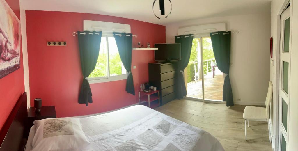 La Villa des Demoiselles - 2 chambres communicantes - Habitación Cuádruple Con Terraza