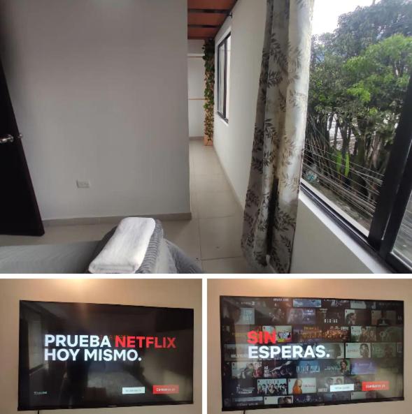 TV a/nebo společenská místnost v ubytování Apartamento en Itagüí