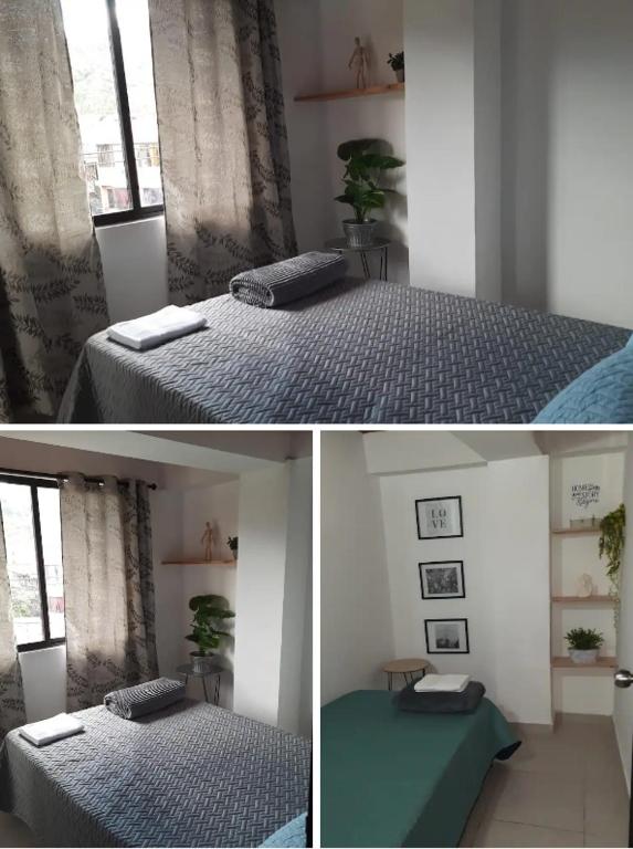 Postel nebo postele na pokoji v ubytování Apartamento en Itagüí