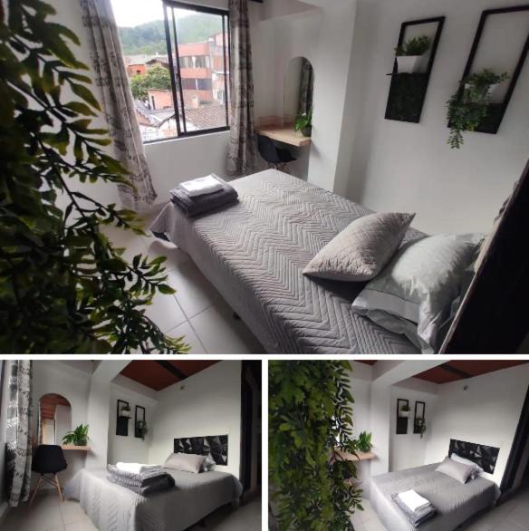 Postel nebo postele na pokoji v ubytování Apartamento en Itagüí