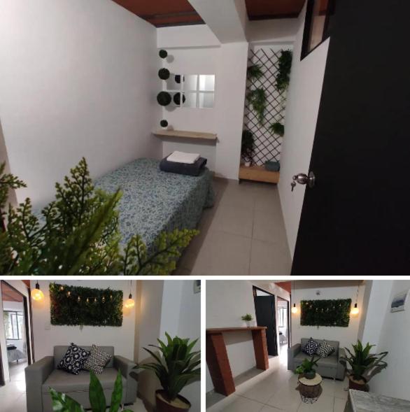 Postel nebo postele na pokoji v ubytování Apartamento en Itagüí