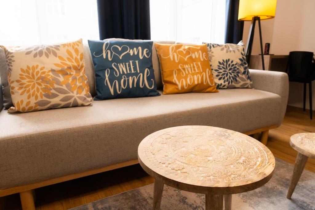 Posezení v ubytování Family Apartment Grohova