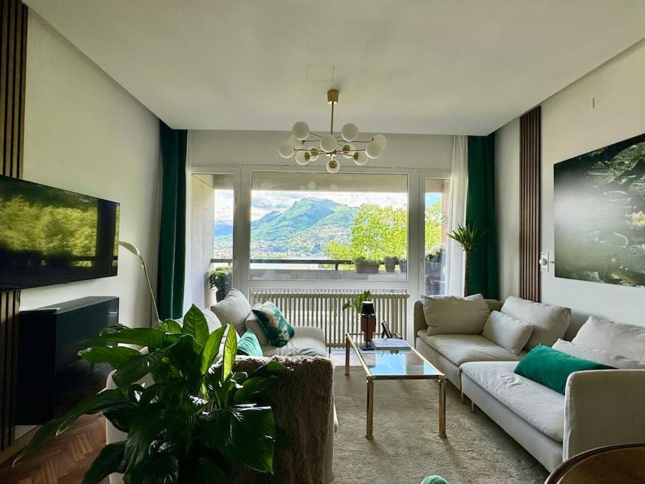 Posezení v ubytování Panorama Suite in Lugano - Pazzallo
