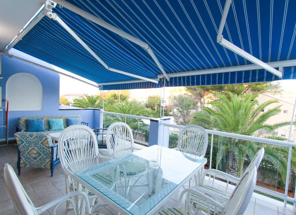 Balkón nebo terasa v ubytování Apartamento Playa Surf by costablancarent