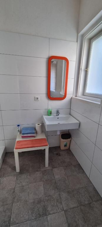Kúpeľňa v ubytovaní Apartment O.K.