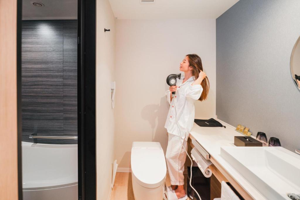 Koupelna v ubytování Hotel JAL City Toyama