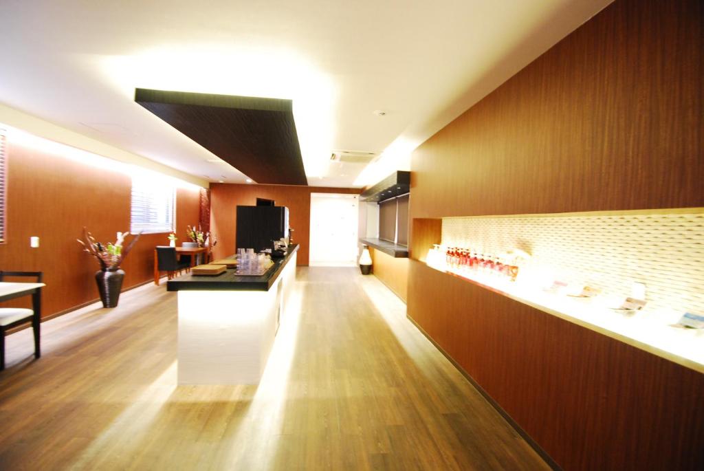 Posezení v ubytování Hotel Free Style Okayama