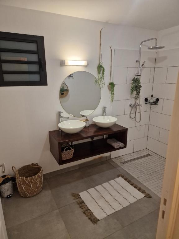 Koupelna v ubytování Villa les balancelles
