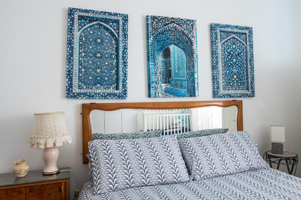 Postel nebo postele na pokoji v ubytování Casadelfino