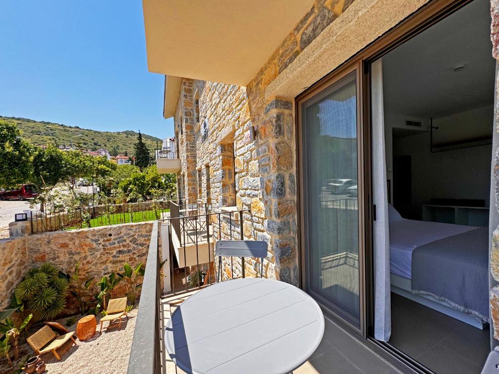 Balkón nebo terasa v ubytování Villa Kantarlı