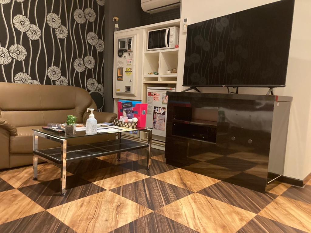 TV a/nebo společenská místnost v ubytování Valentine (Adult Only)