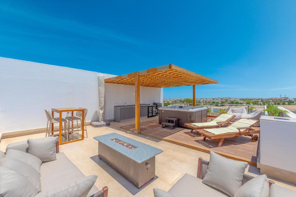 Amazing apartment with rooftop and jacuzzi الغردقة أسعار محدثة لعام 2024