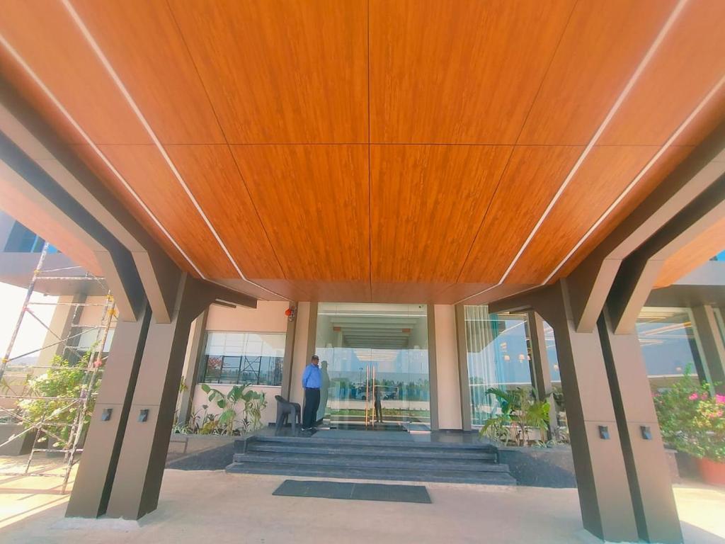 Exteriér nebo vchod ubytování Hotel Akshay Palace Ahmednagar