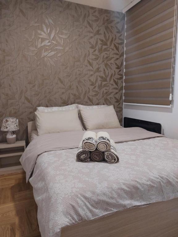 Postel nebo postele na pokoji v ubytování Apartman Loly Zlatibor