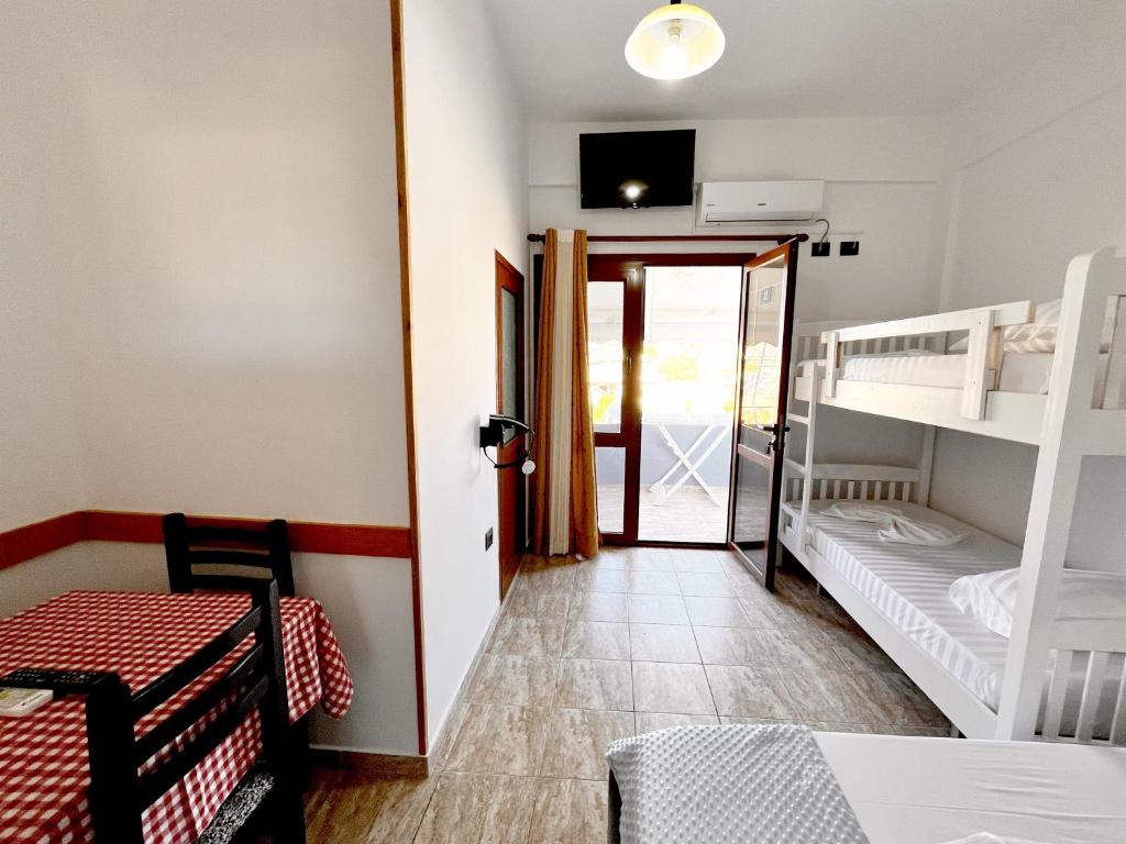 Postel nebo postele na pokoji v ubytování Vila KAM