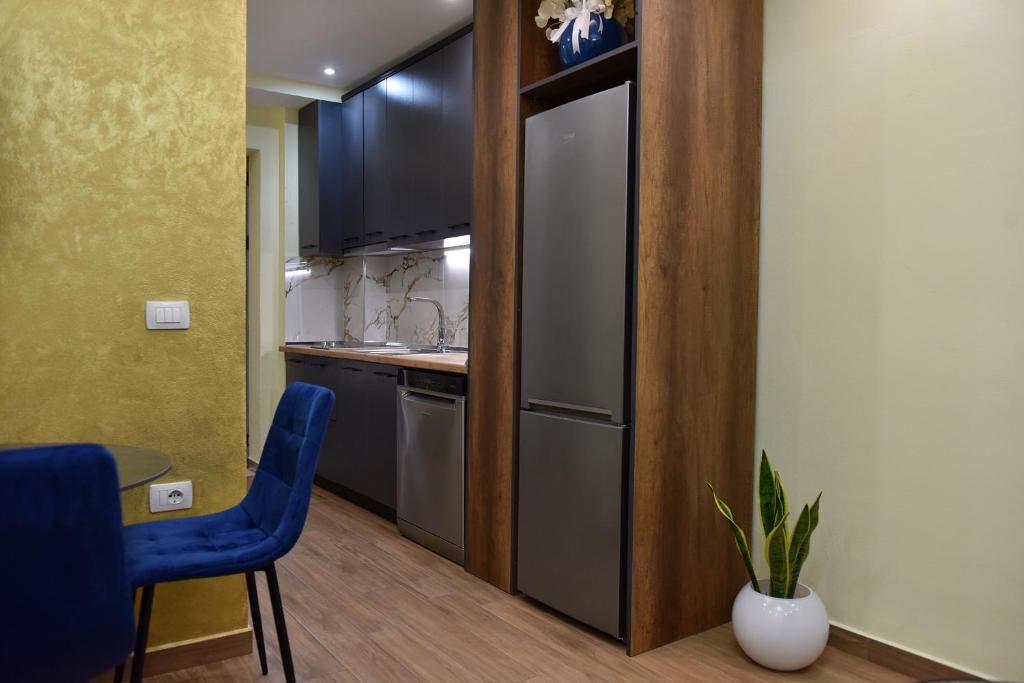 Kuchyň nebo kuchyňský kout v ubytování Vila Noar