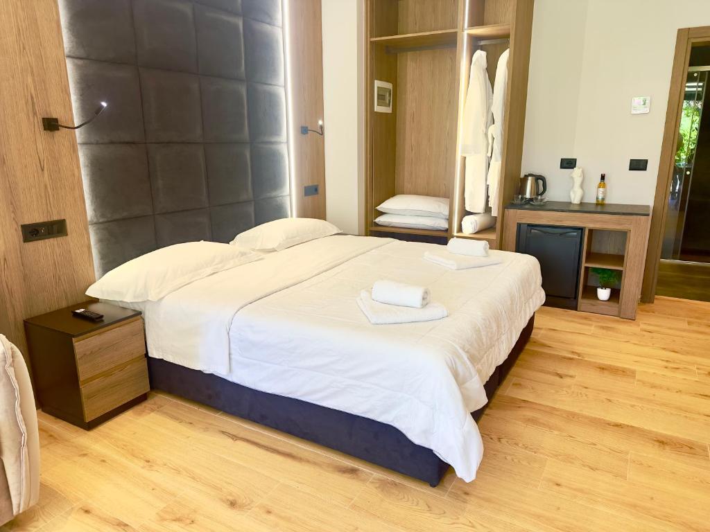 Postel nebo postele na pokoji v ubytování ELMAR COMFORT