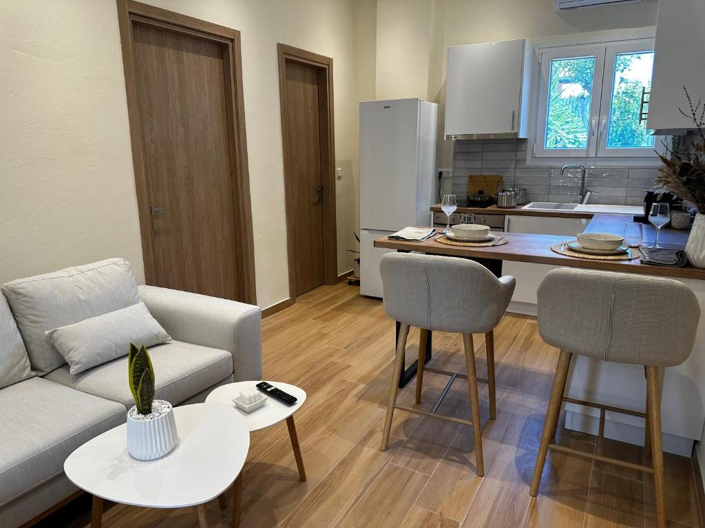 Kuchyň nebo kuchyňský kout v ubytování Gouvia Hideaway