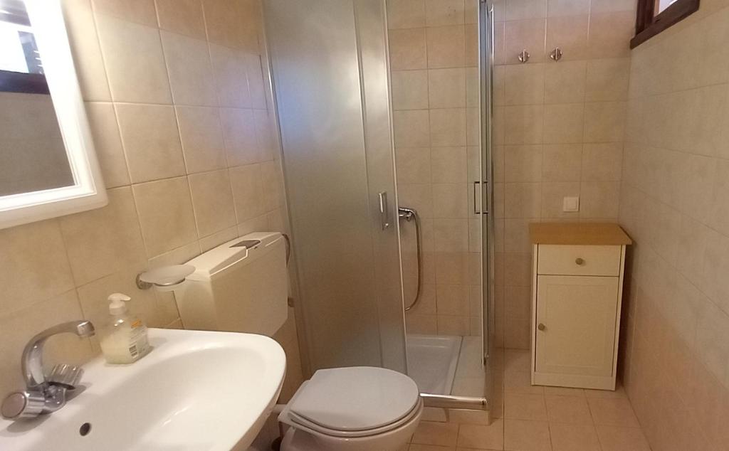 Koupelna v ubytování Maridatis Apartments