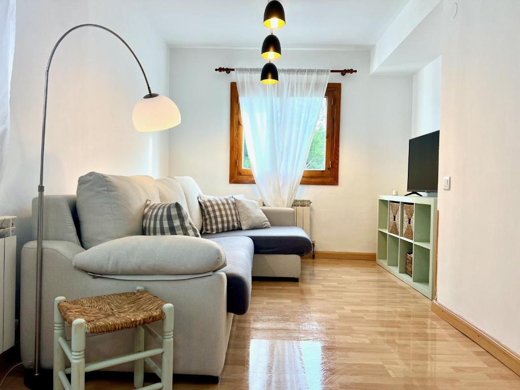 Posezení v ubytování Apartamento en Formigal con vistas