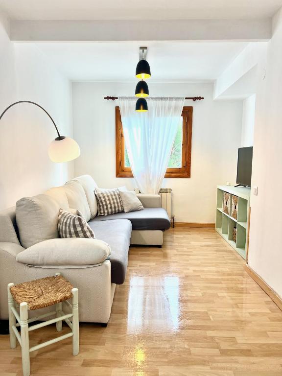 Posezení v ubytování Apartamento en Formigal con vistas