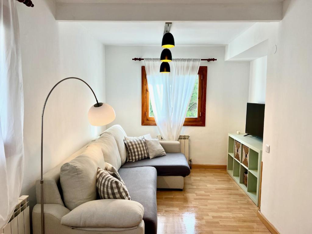 Posezení v ubytování Apartamento en Formigal con vistas