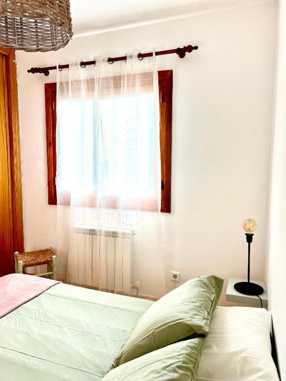 Postel nebo postele na pokoji v ubytování Apartamento en Formigal con vistas