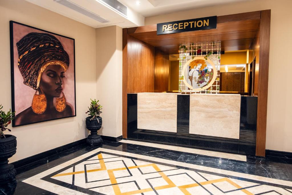 Vstupní hala nebo recepce v ubytování Marwa Palace Hotel Cairo