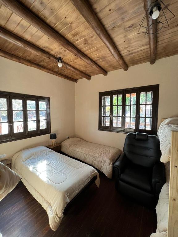 Postel nebo postele na pokoji v ubytování Santa Clara