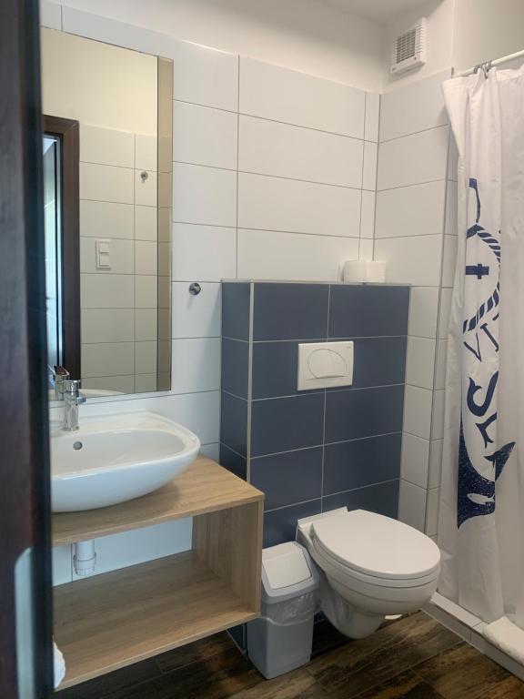 Kúpeľňa v ubytovaní City panzió