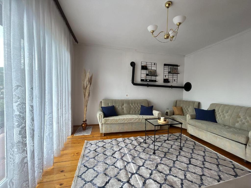 Posezení v ubytování Apartment View