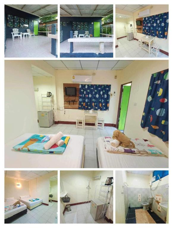Kuchyň nebo kuchyňský kout v ubytování Searide hotel
