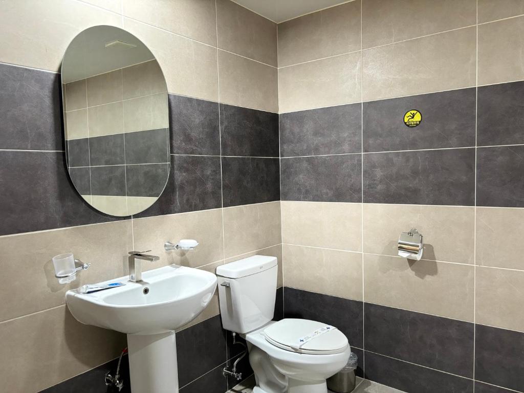 Koupelna v ubytování Cheonan K Hotel